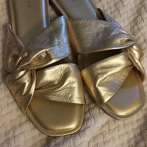 Caslon leather slide sandal